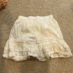 Cream, Urban Outfitters skirt.
